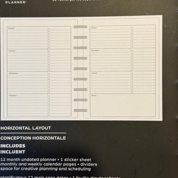 Happy Planner Horizontal Calendar/Planner Butterfly and Floral Stickers - Picture 4 of 14